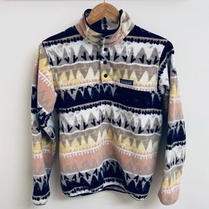 Patagonia Synchilla Fleece Bandicoot Marrow Womens Size Small